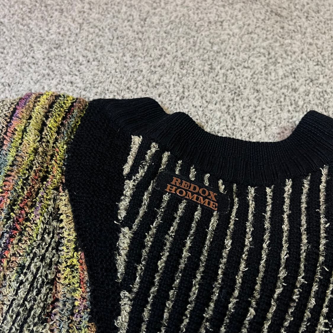 레드옥스 케이블 페턴 니트 상품이미지3