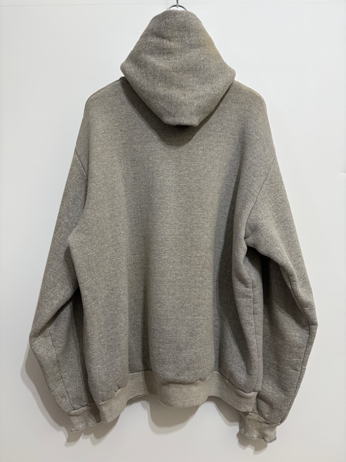 아프레쎄 / 25SS 빈티지 가공 후드 집업 그레이 / 3 상품이미지4