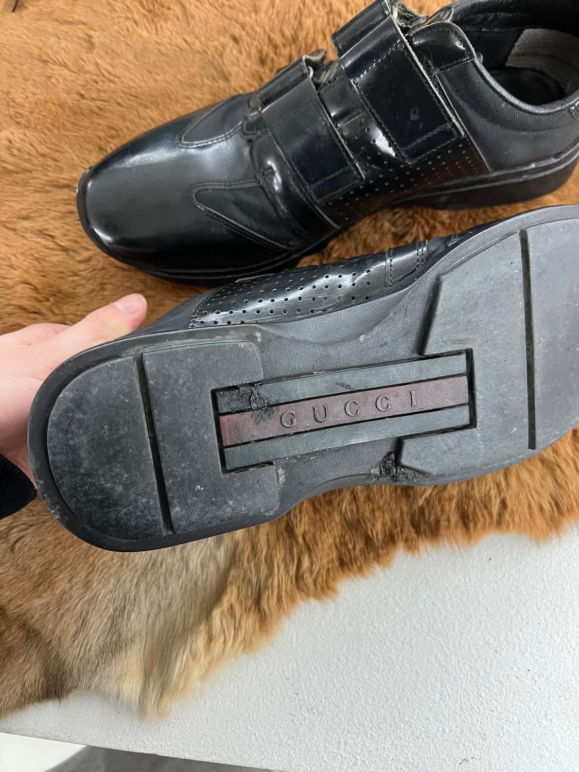 구찌 더블 벨크로 스니커즈 상품이미지6