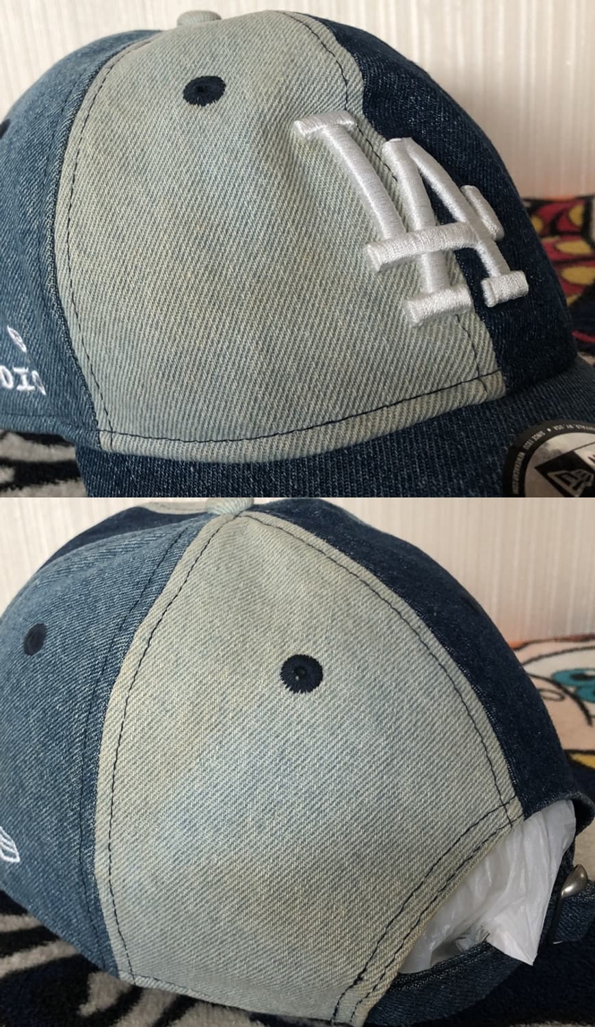 뉴에라X아이엠스튜디오 MLB LA다져스 투톤 데님볼캡 상품이미지8