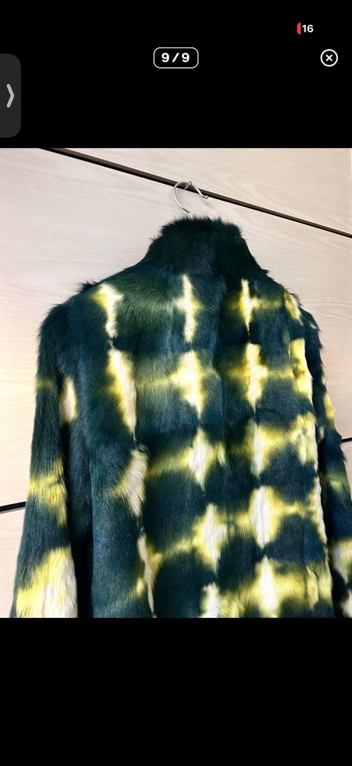 MEUCCI   ITALY GREEN NEON FUR JACKET 상품이미지3