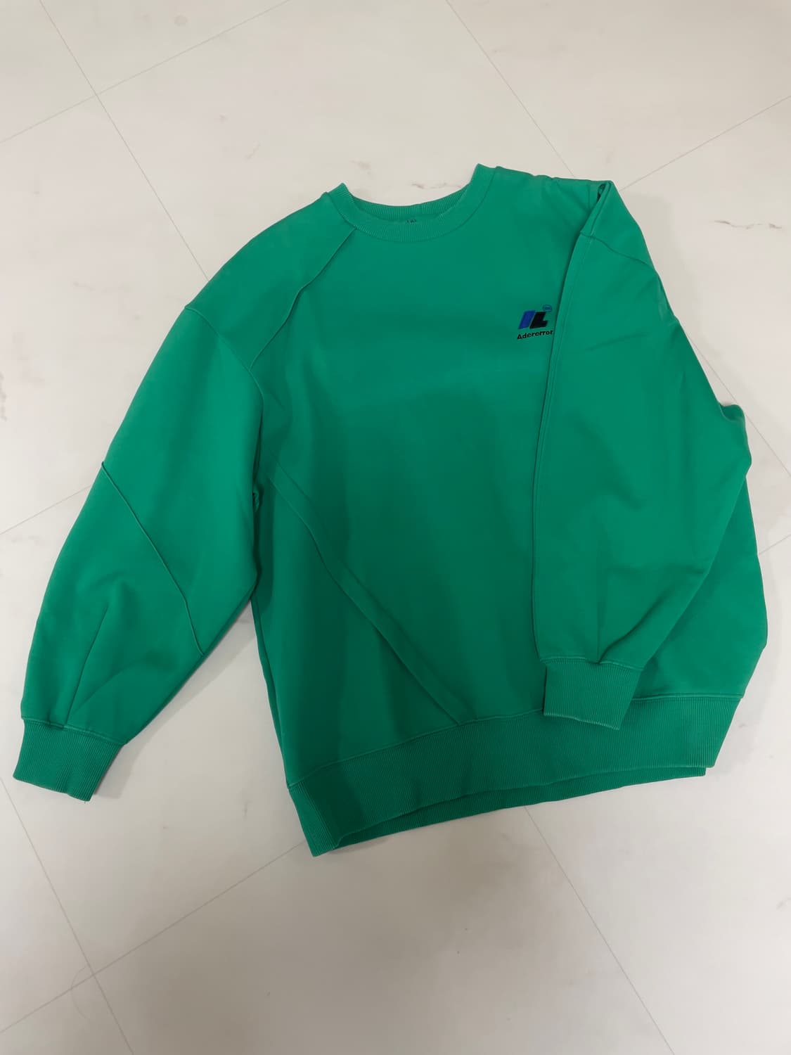 S-M 자라 x 아더에러 오버사이즈 스웨트셔츠 그린 상품이미지2