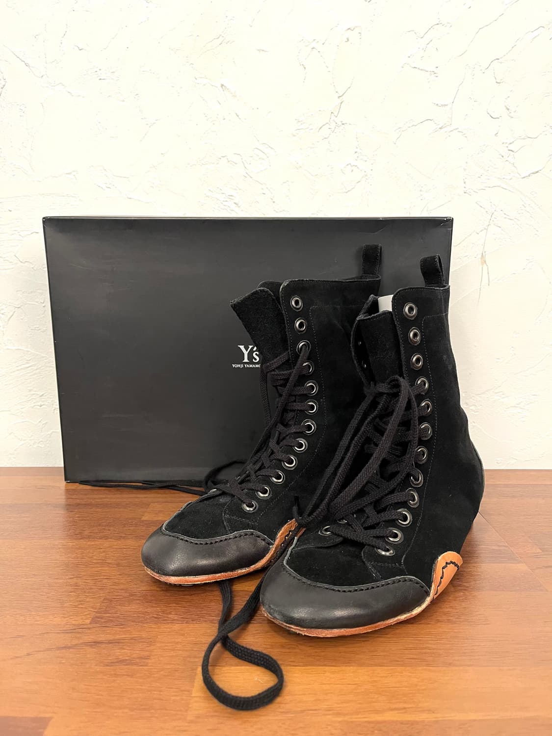 요지 야마모토 하이탑 복싱화   상품이미지2