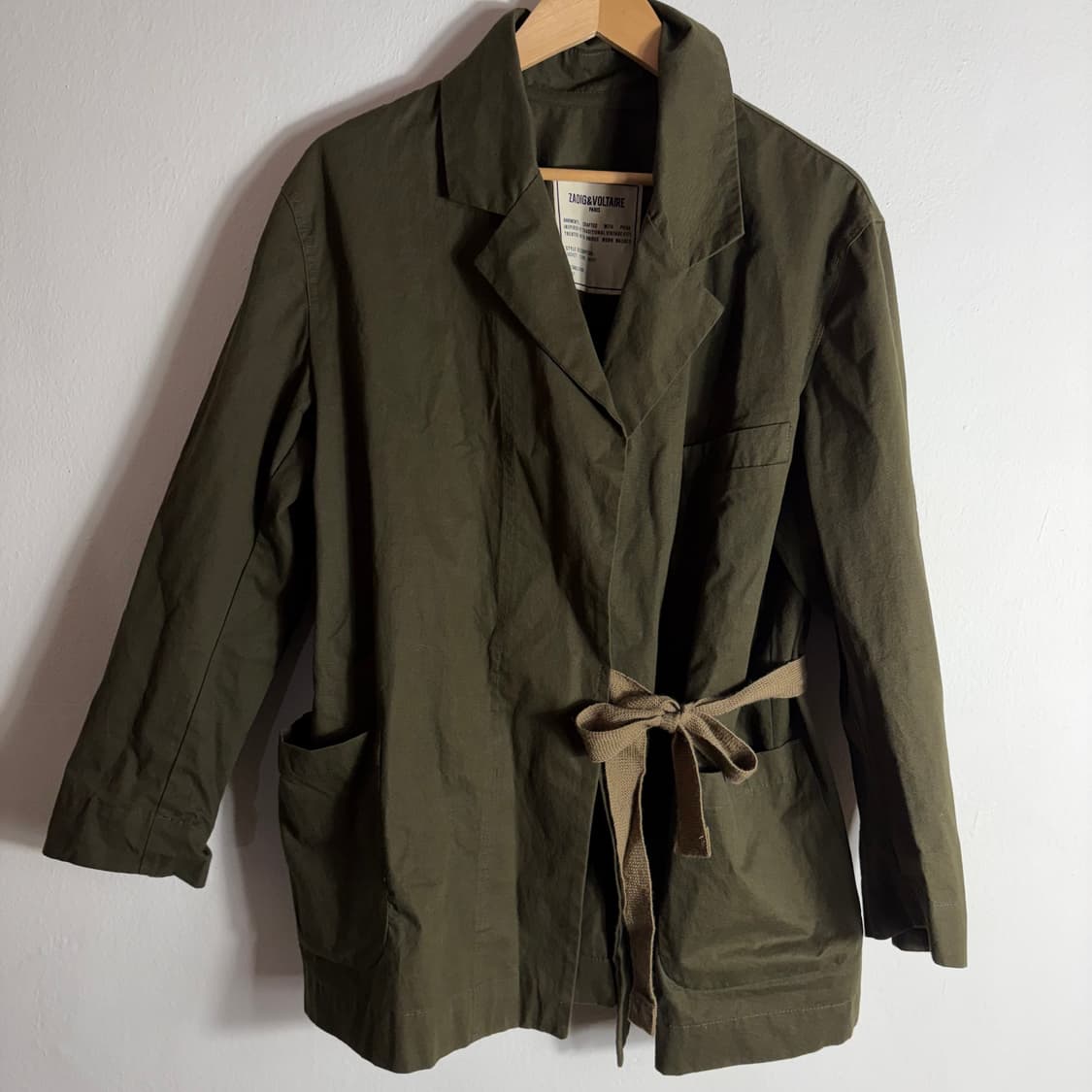 Zadig&Voltaire 카키색 야상자켓(XS) 상품이미지1