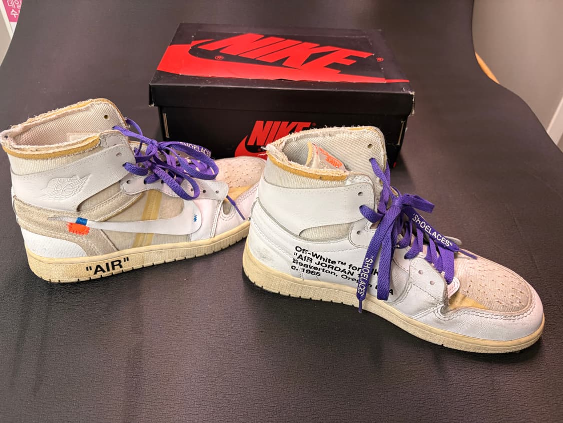 오프화이트 조던1 NRG 화이트 270 상품이미지3