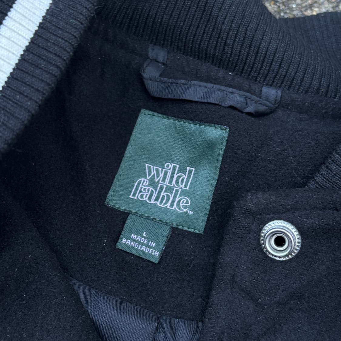 빈티지 올드스쿨 리얼레더 블랙 바시티 자켓 상품이미지4