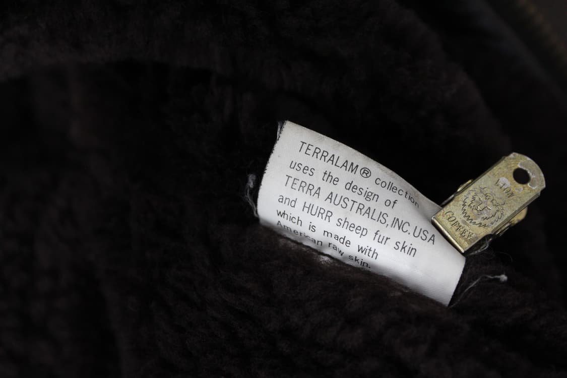 1990s USA Terralam Collection B-3 무스탕 상품이미지8