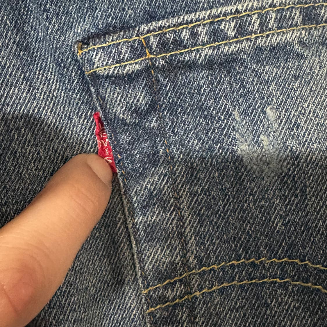 리바이스 lvc 55501 셀비지 데님팬츠 34/32 상품이미지10