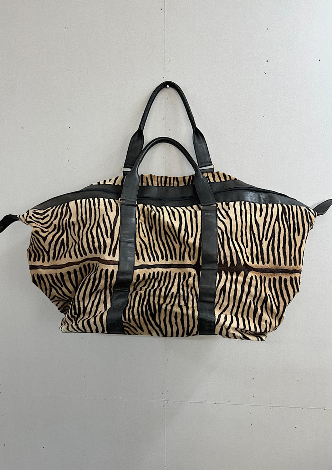 빈티지 송치가죽 빅 보스턴 백  상품이미지3