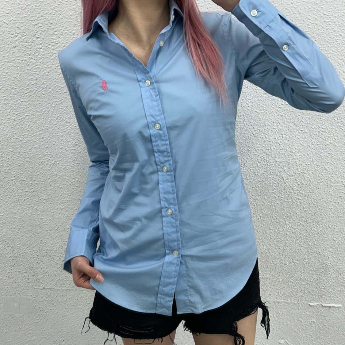 폴로 랄프로렌 핑크포니 소라 셔츠 2 상품이미지1