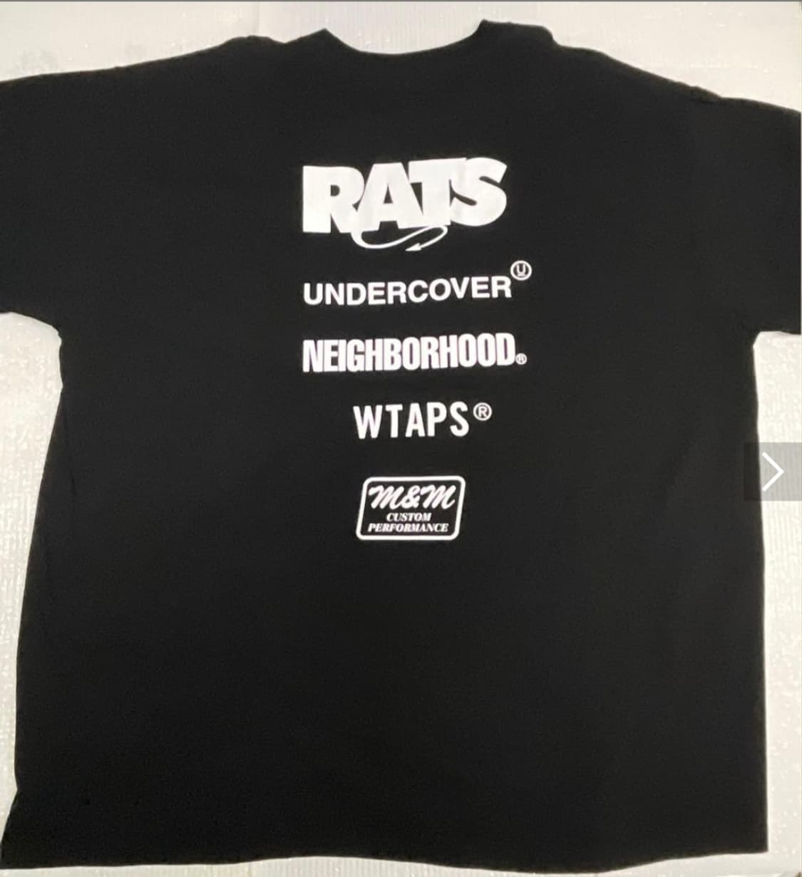 네이버후드 Rats 콜라보 티셔츠 XXL 상품이미지1