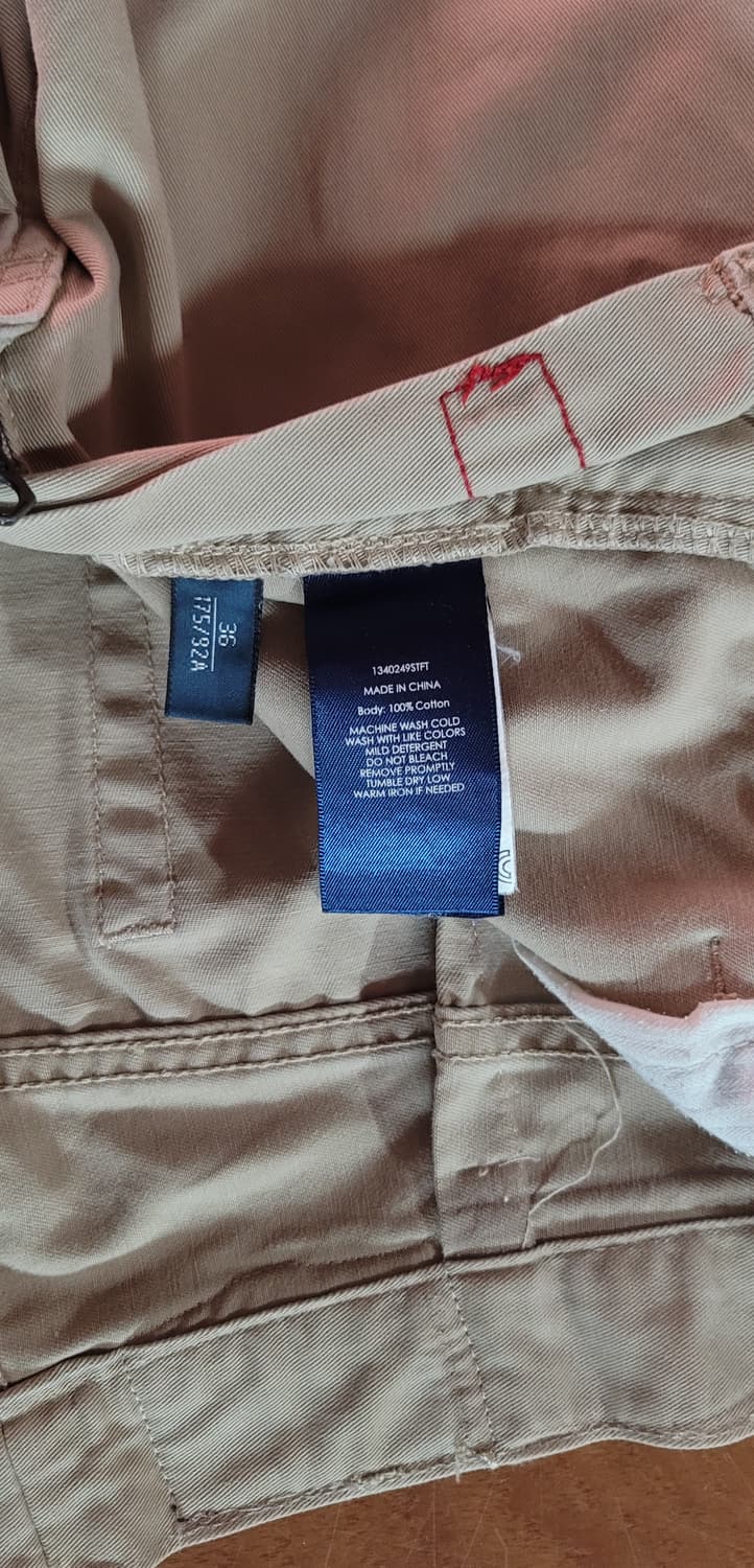 폴로 '어센틱 던가리' 가죽탭 치노팬츠 90's 상품이미지6