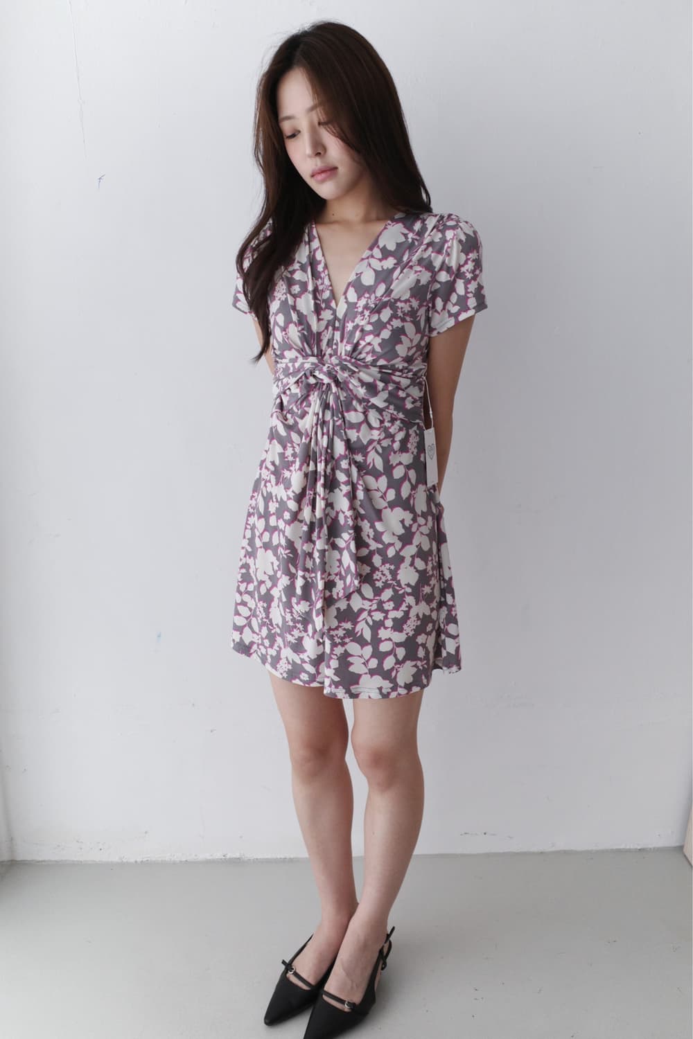 pattern wrap one-piece 상품이미지3