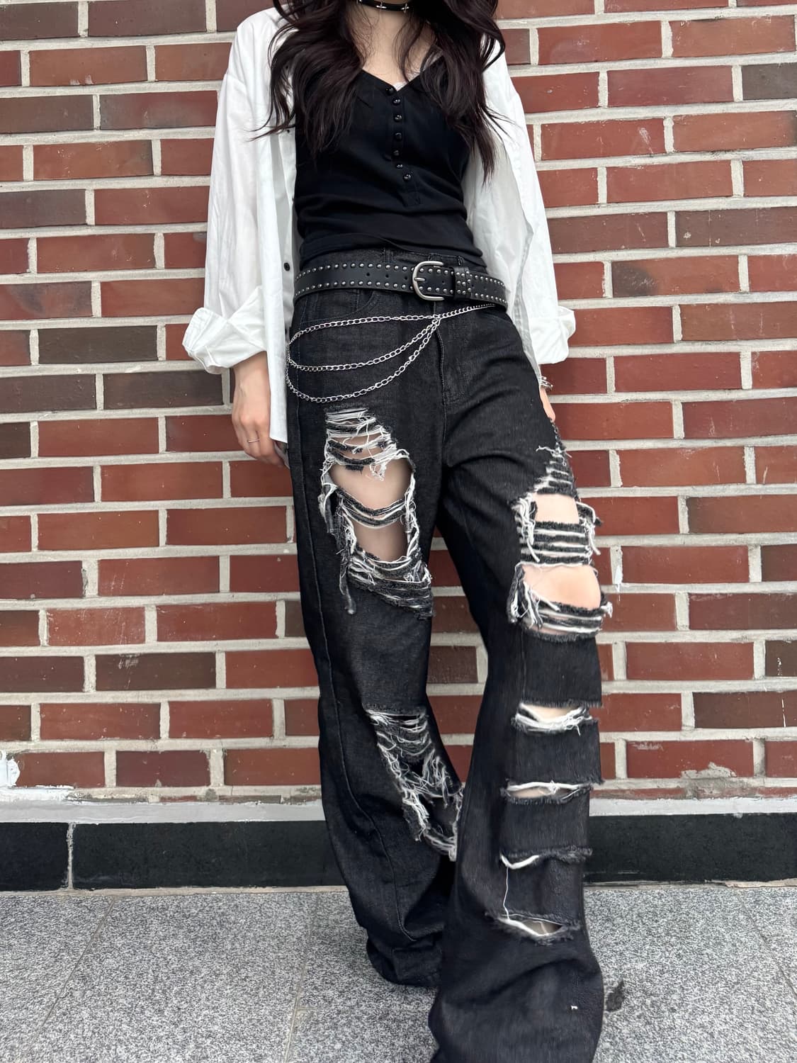 락시크 펑키룩 빈티지 코디세트 상품이미지4