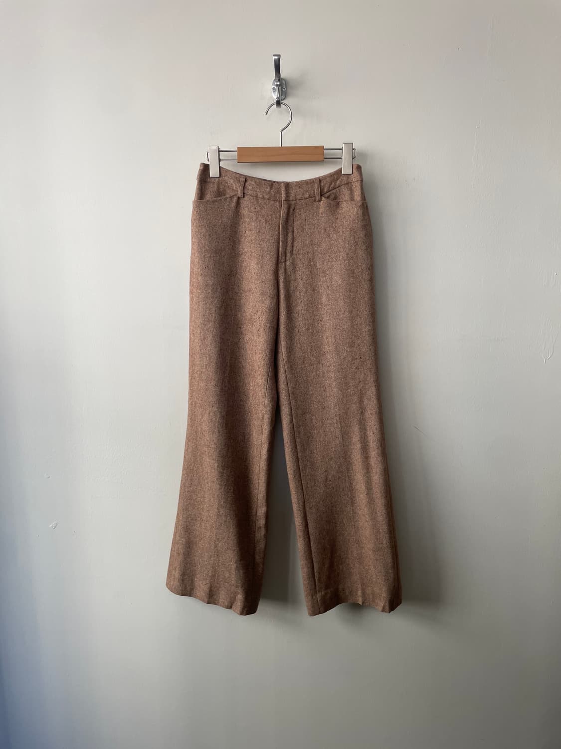 vintage mid rise wide wool slacks 상품이미지1