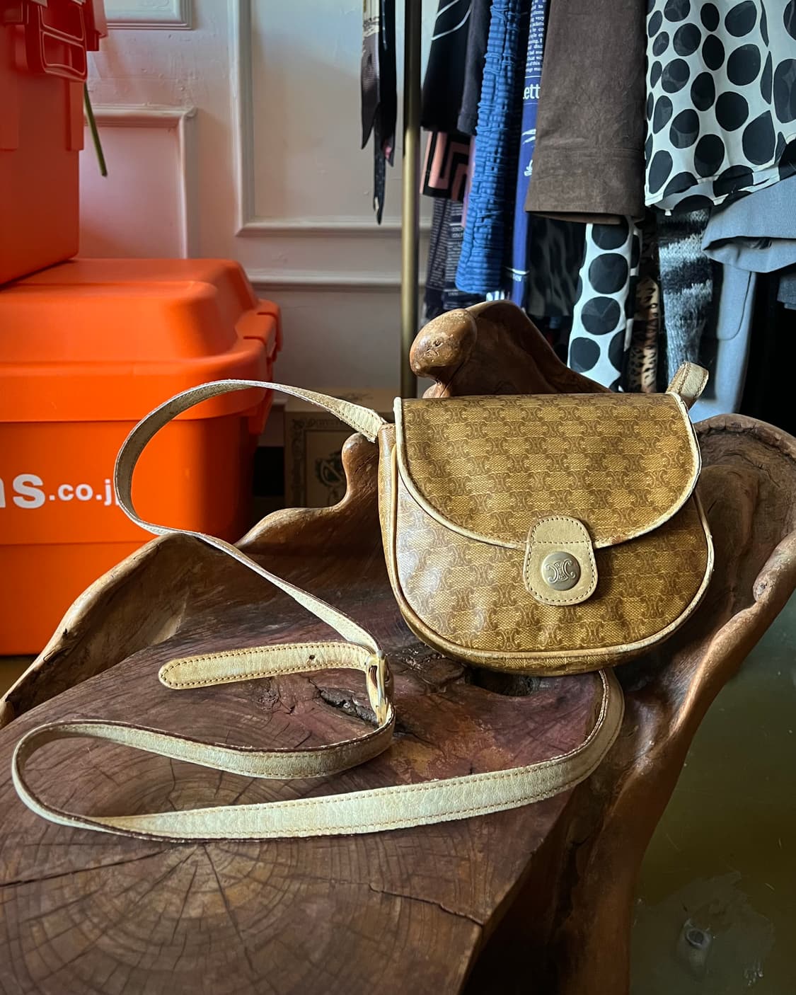 1980-90s Old CELINE Macadam Cross Bag 상품이미지2