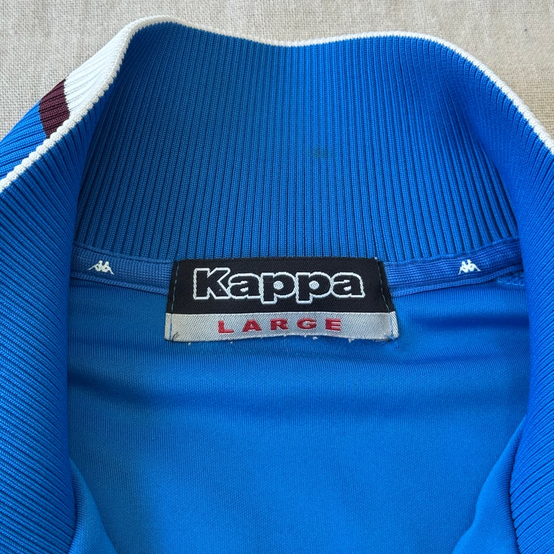 카파 이탈리아 백로고 블루 져지 L 상품이미지5