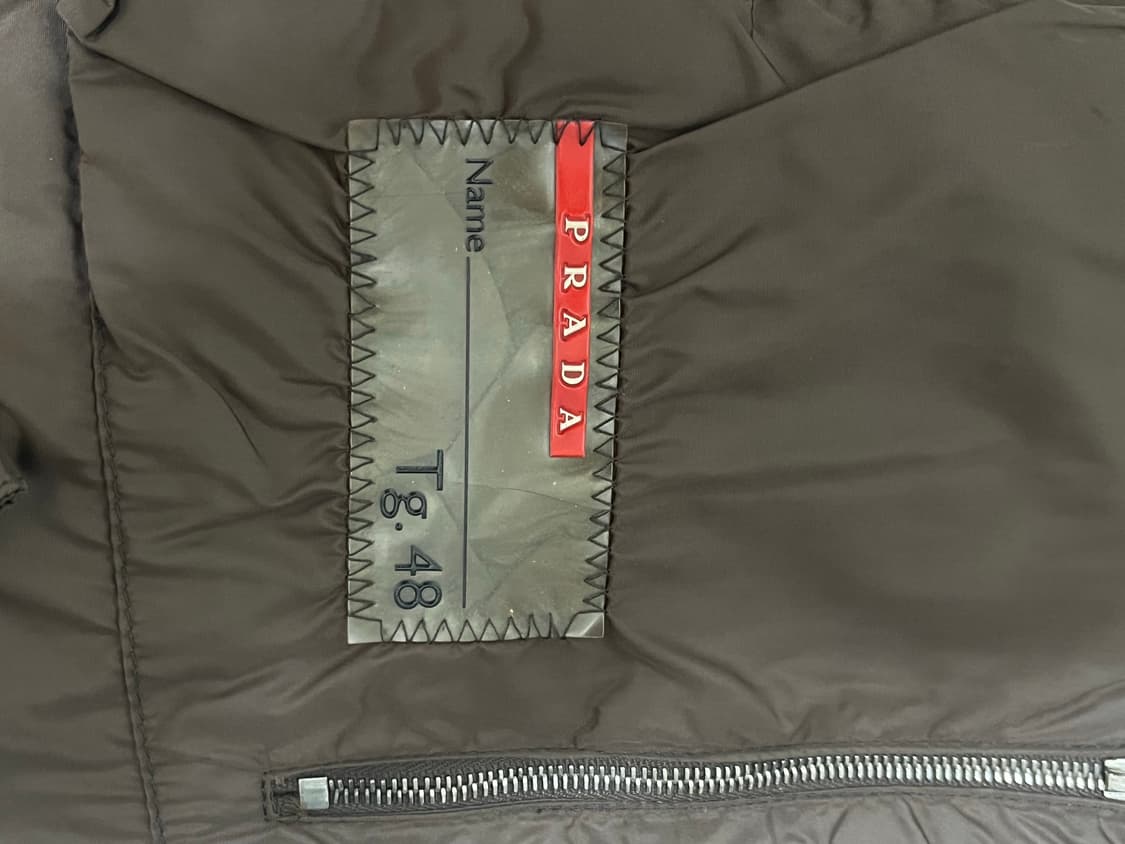 90-00s prada motor leather jacket achive 상품이미지5