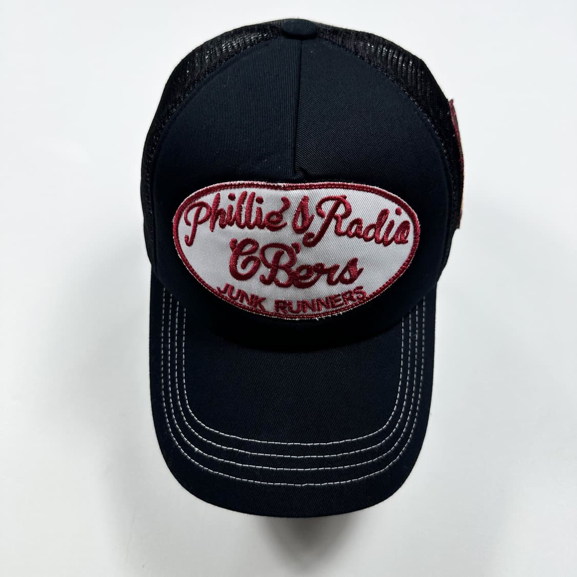 VTG 빈티지 레터링 메쉬 블랙 볼캡 모자 상품이미지2