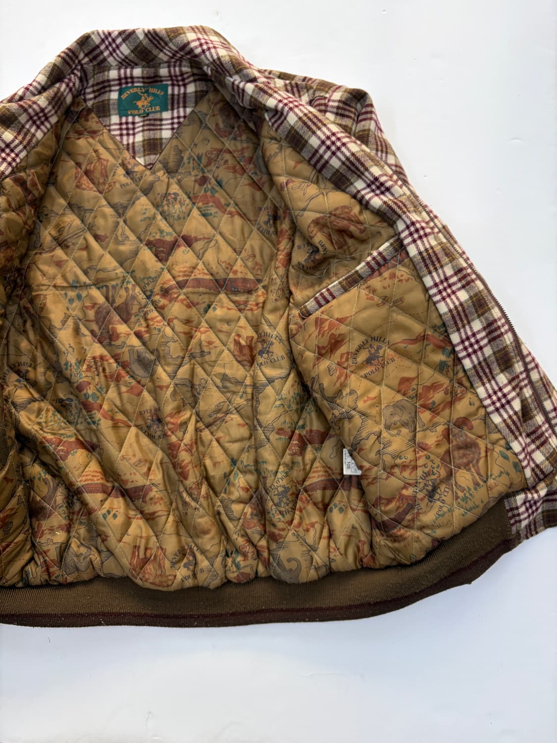 Beverly Hills Polo Club 체크 퀼팅 자켓 상품이미지8