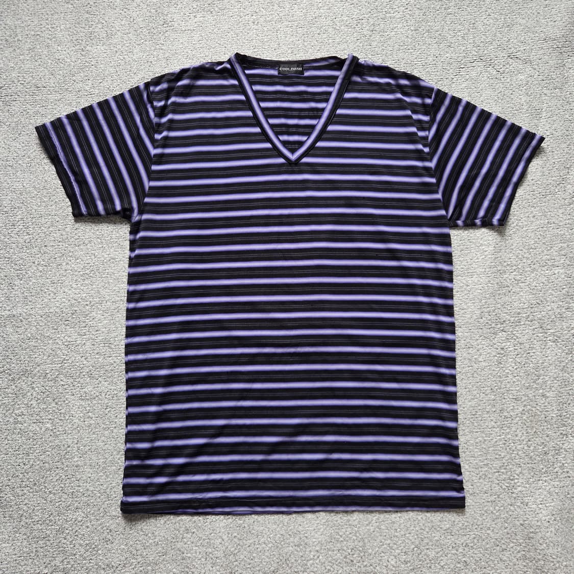 Cool Dash 스트라이프 반팔 티셔츠 M-L(95-100) 상품이미지1