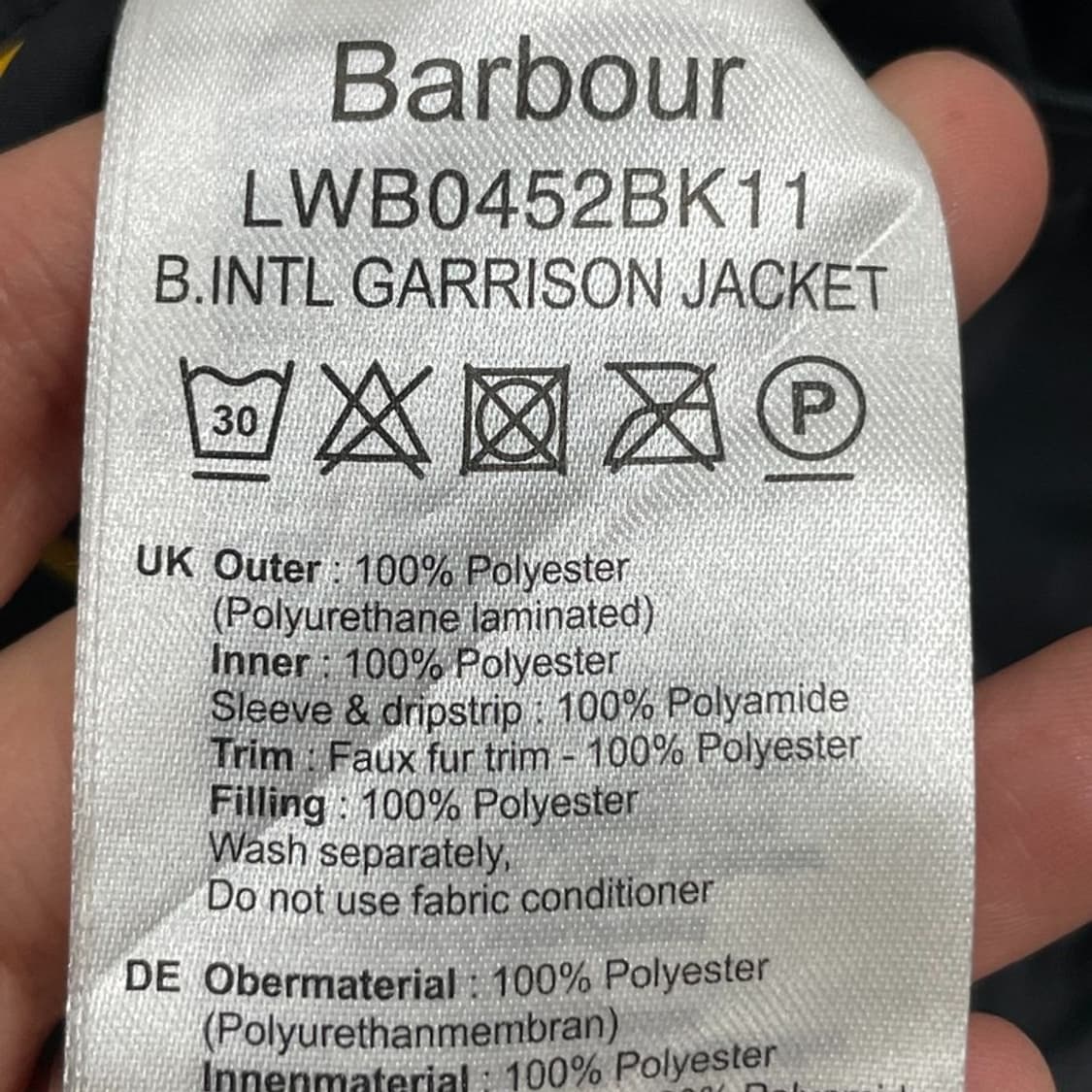 바버 로고 패치 후드 자켓 v0467 상품이미지9