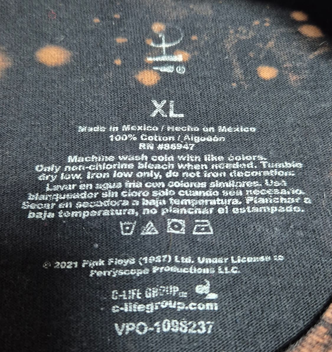 [XL] 핑크플로이드 타이다이 오피셜  -602 상품이미지4