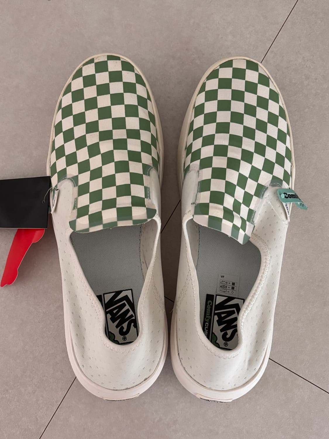 반스 체커보드 슬립온 ComfyCush / 그린 / 300 상품이미지2