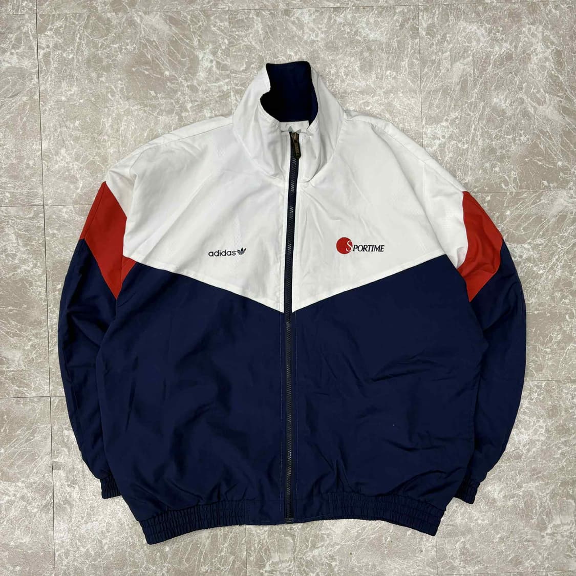 아디다스 90s 올드스쿨 스포타임 윈드브레이커 자켓 바람막이 희귀져지(1 상품이미지4
