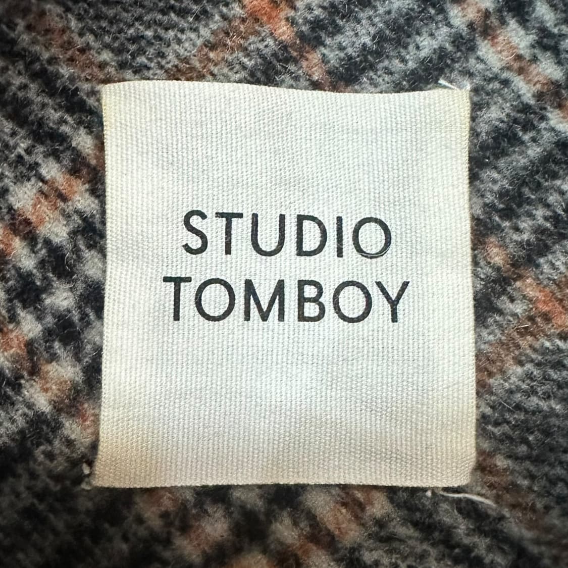 스튜디오톰보이 체크 자켓 상품이미지4