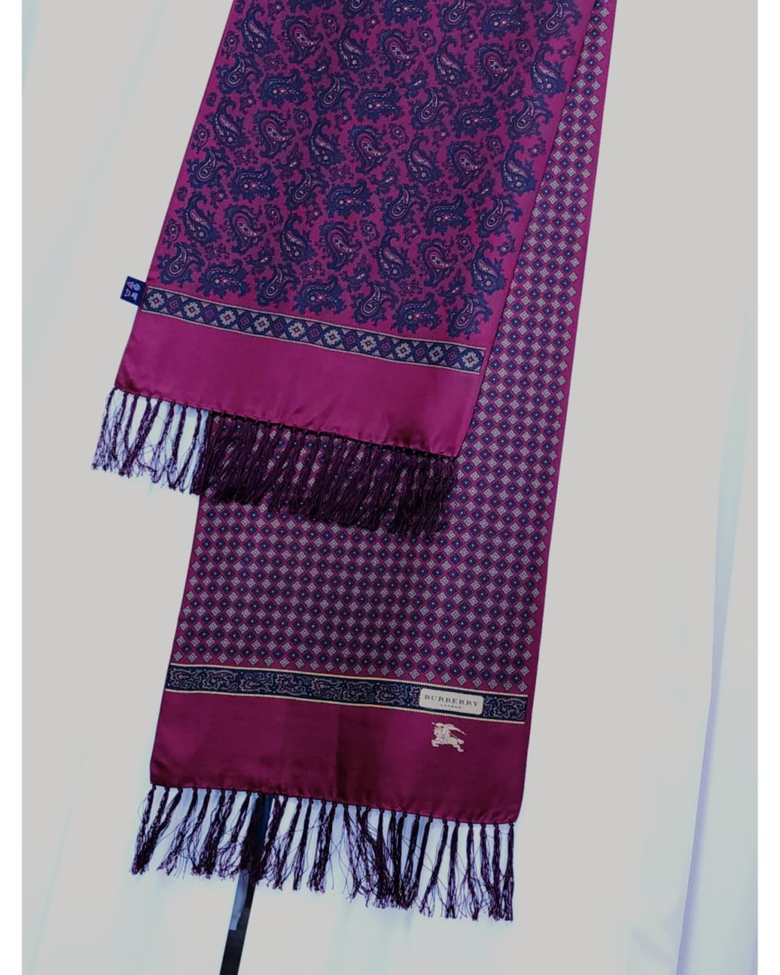 버버리 남성 실크스카프 상품이미지3