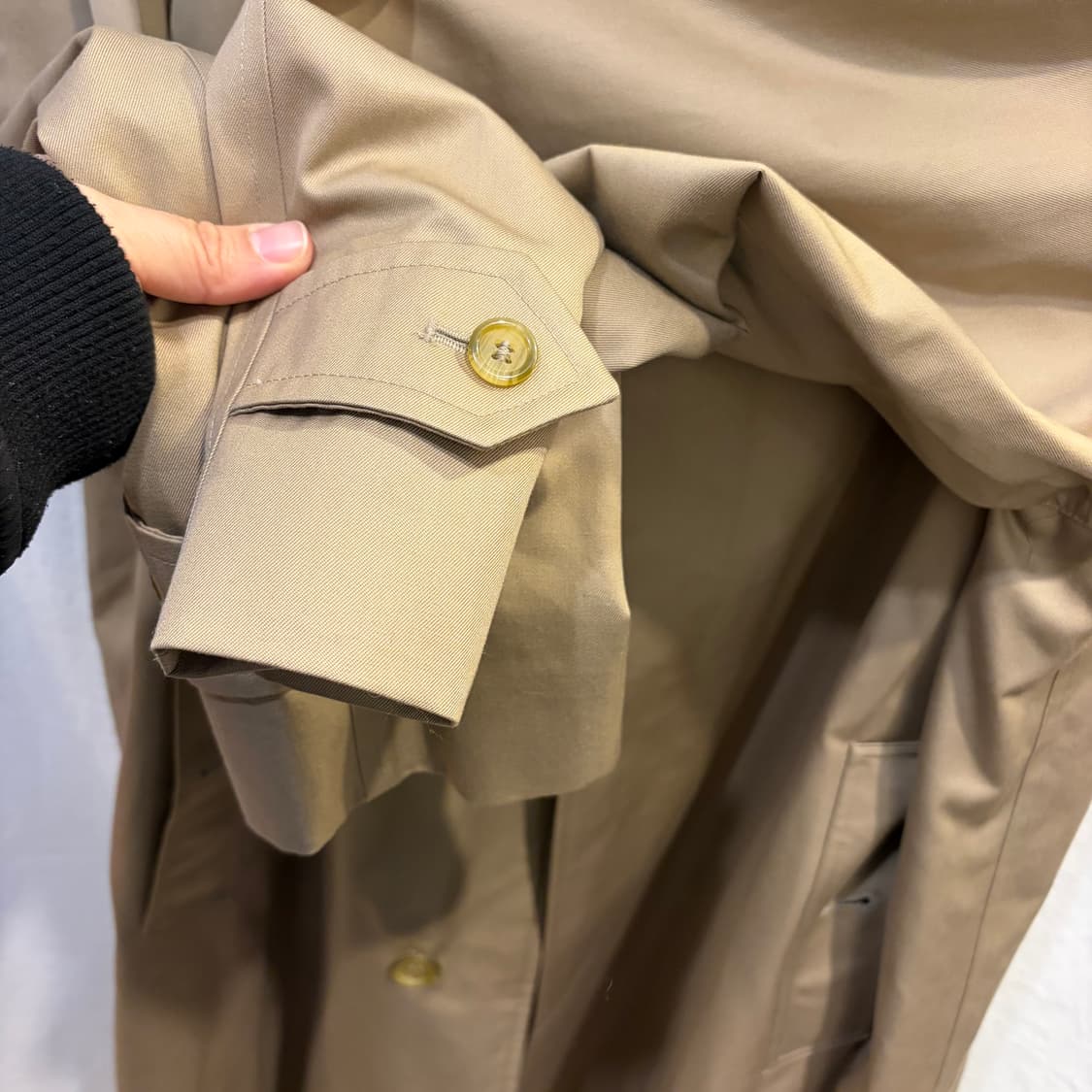 버버리 정품 싱글 트렌치 코트 자켓 내피포함 상품이미지7