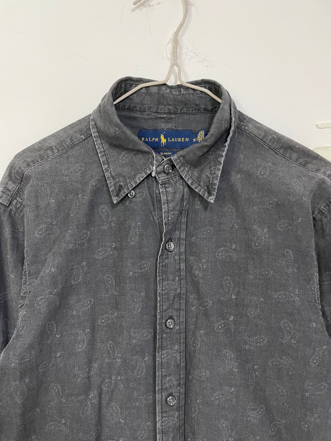 폴로랄프로렌 페이즐리 긴팔 셔츠 그레이 상품이미지4