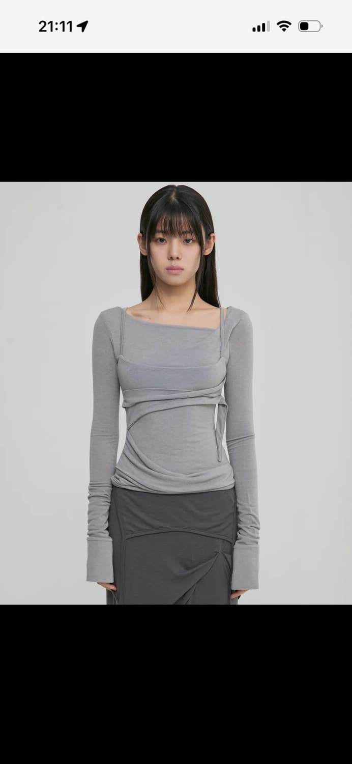플레어업 Layered Bustier Long Sleeve 상품이미지1