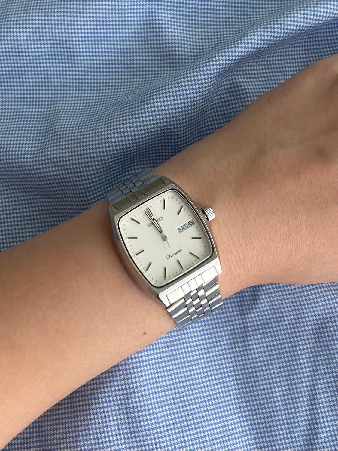 Seiko 세이코 크로노스 스퀘어 데이데이트 상품이미지5