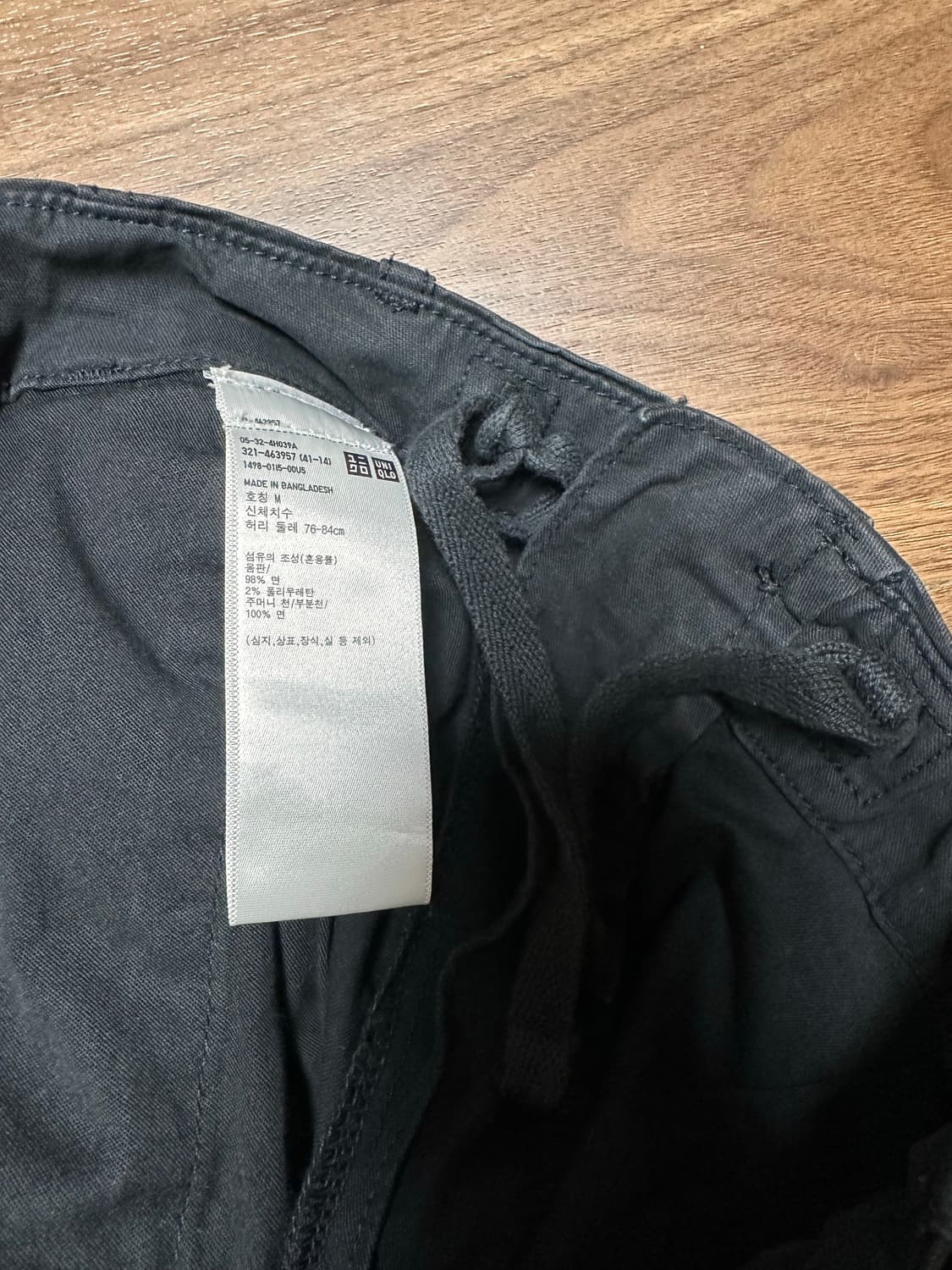 유니클로 립스탑 퍼티그 카고팬츠 상품이미지6