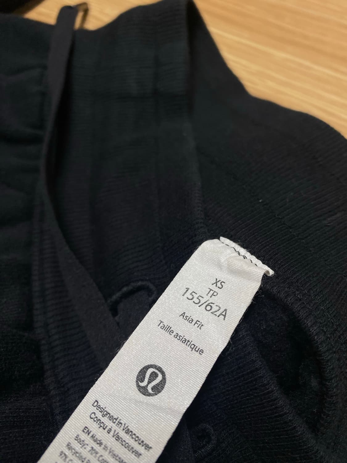 룰루레몬 스쿠바 블랙 미드라이즈 XS 아시아핏 상품이미지3