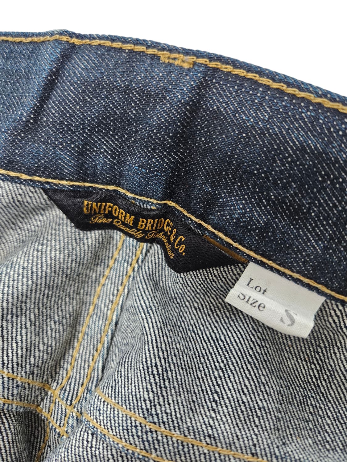 유니폼브릿지 셀비지 데님 원 워시드 S 상품이미지2