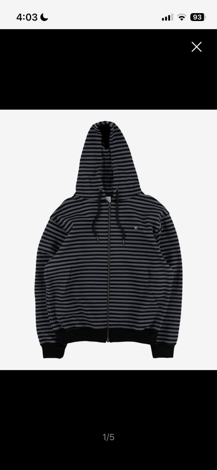 더콜디스트모먼트 후드집업 (블랙/네이비) 교환 가능 상품이미지1