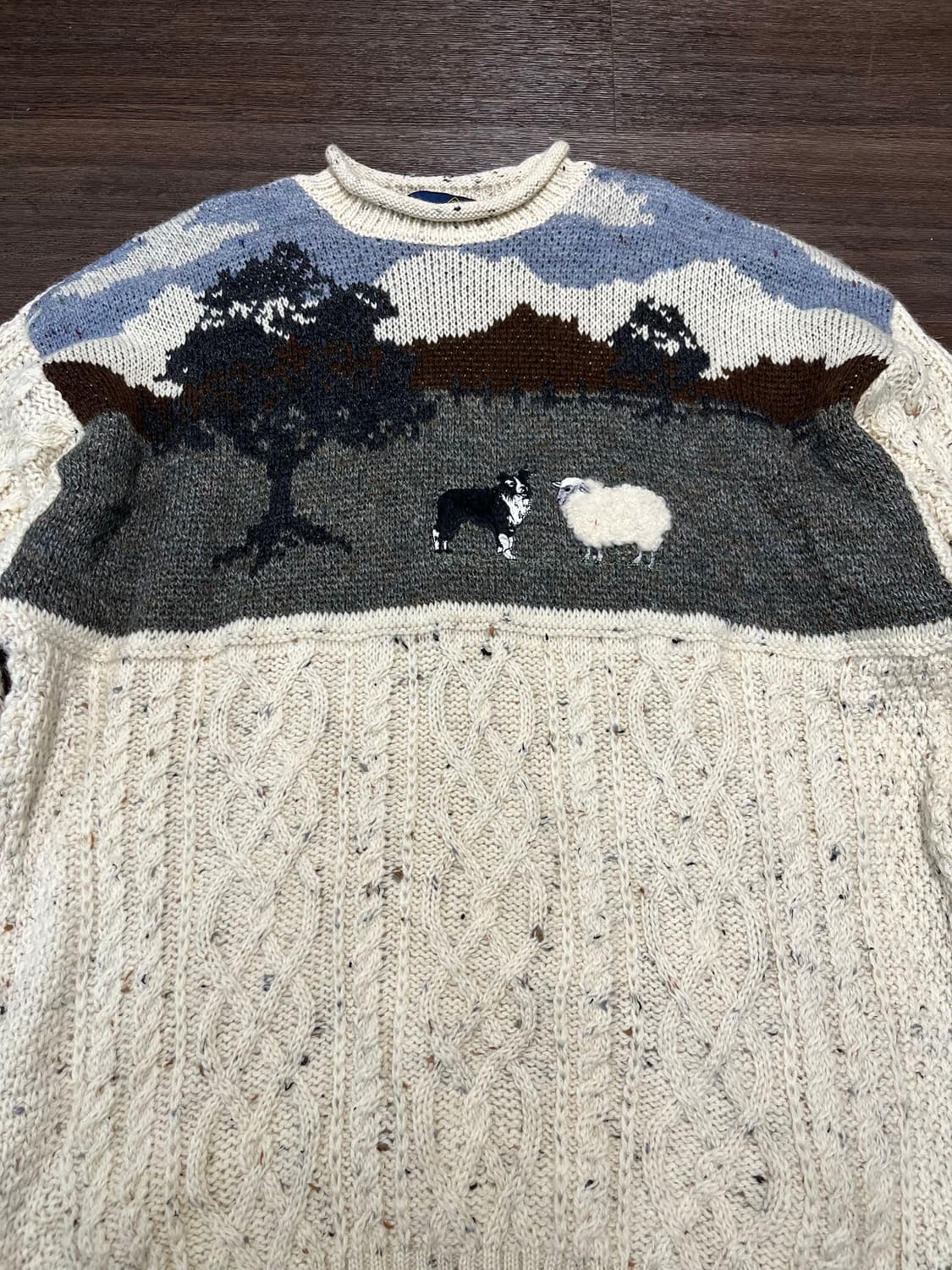 빈티지 울 스웨터 상품이미지4