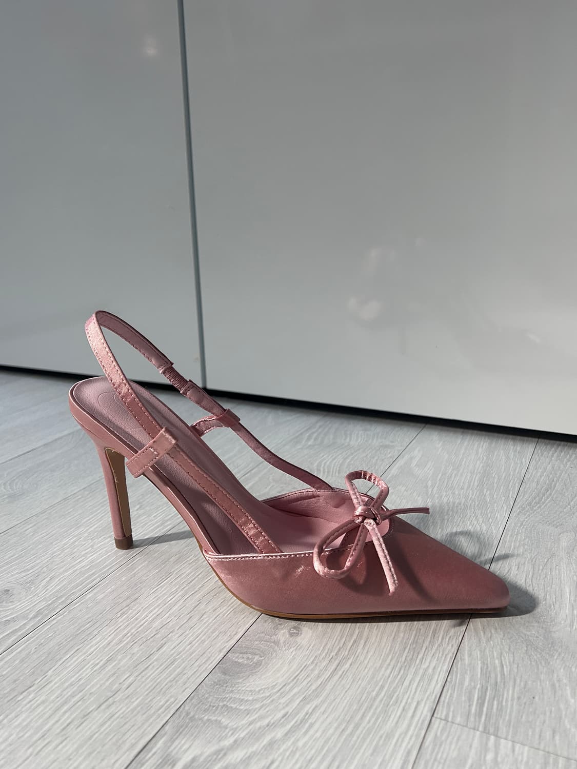 로맨틱갸루st 라이트 핑크 리본 구두 판매 상품이미지3