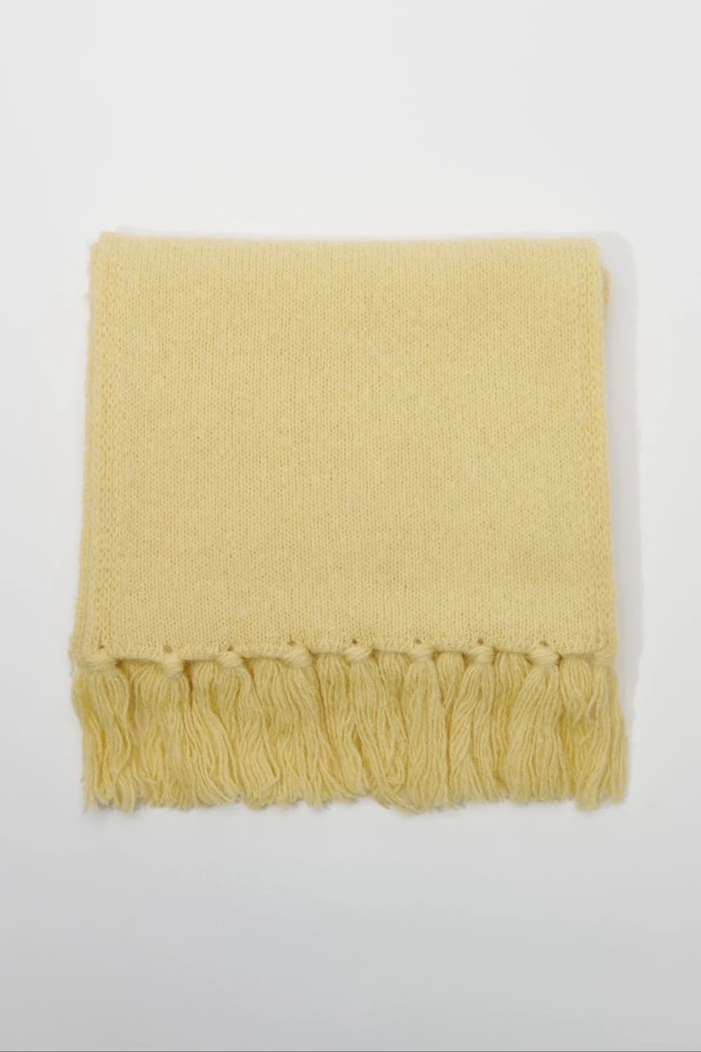 아워레가시/ 니트 머플러 카나리 옐로우 실크 울/ Free 상품이미지3