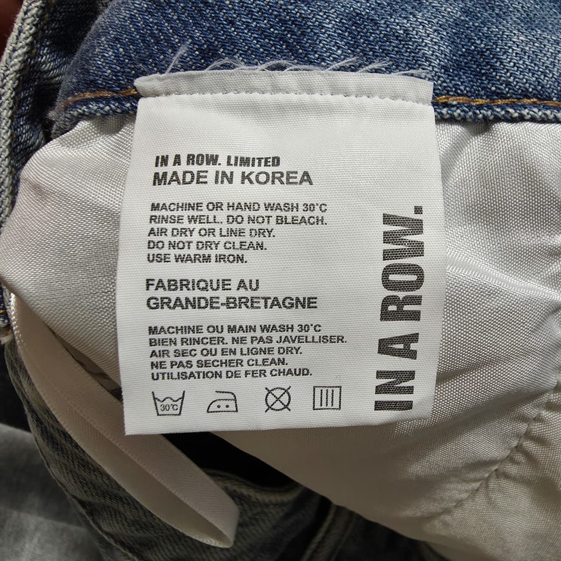 (S)여성 인어로우 데님 반바지 상품이미지4