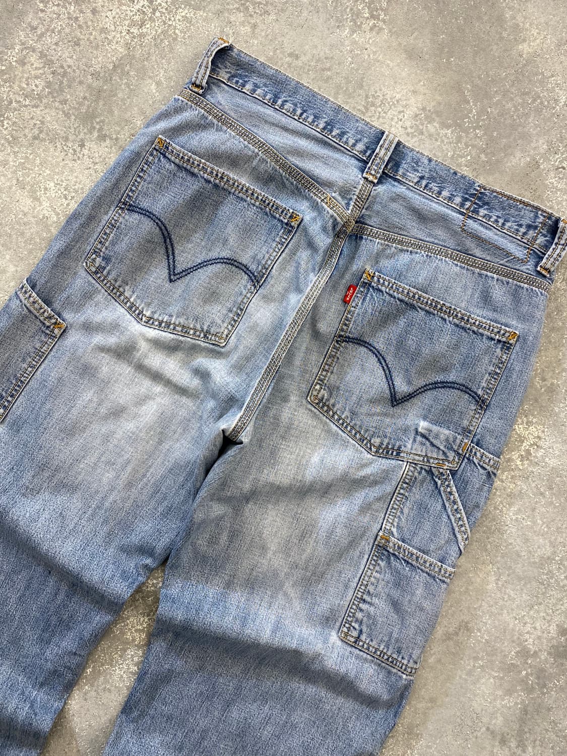 [33] 00s Levi's 리바이스 루즈핏 카펜터 와이드 데님팬츠 상품이미지7