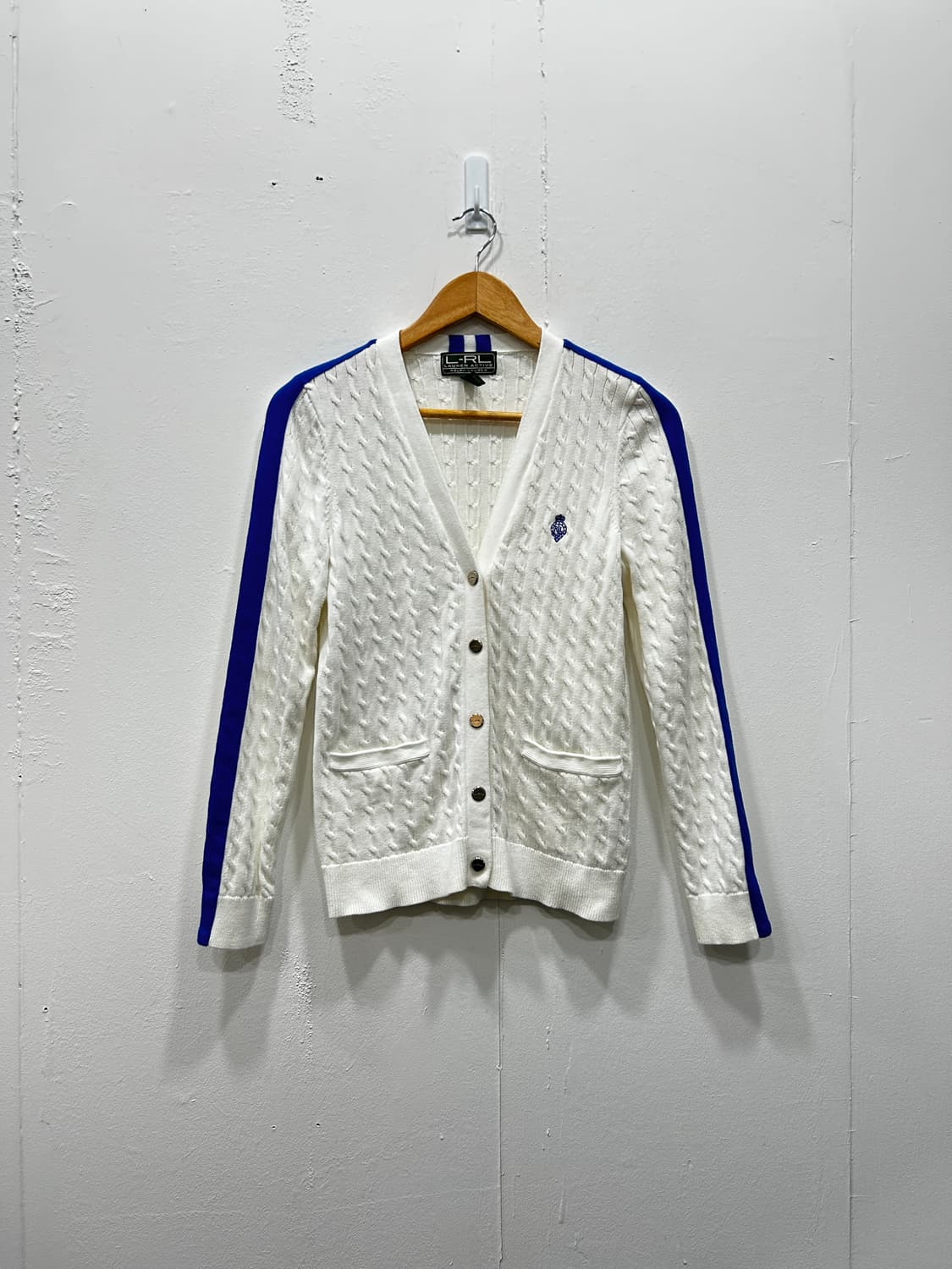 LRL 로렌랄프로렌 액티브 케이블 니트 가디건 여성 S (새상품급) 상품이미지1