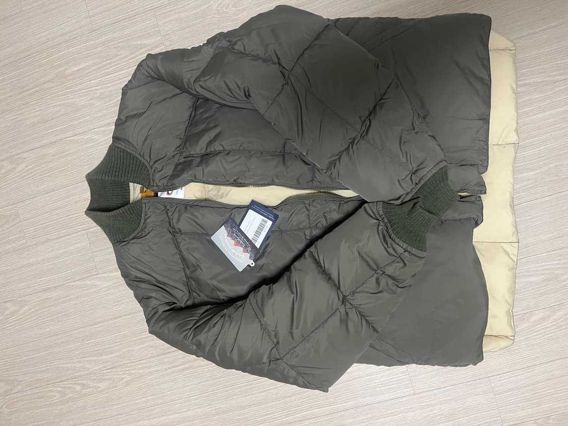 모드맨 록키마운틴 페더베드 MC자켓 올리브 2XL 거의 새상품 상품이미지2