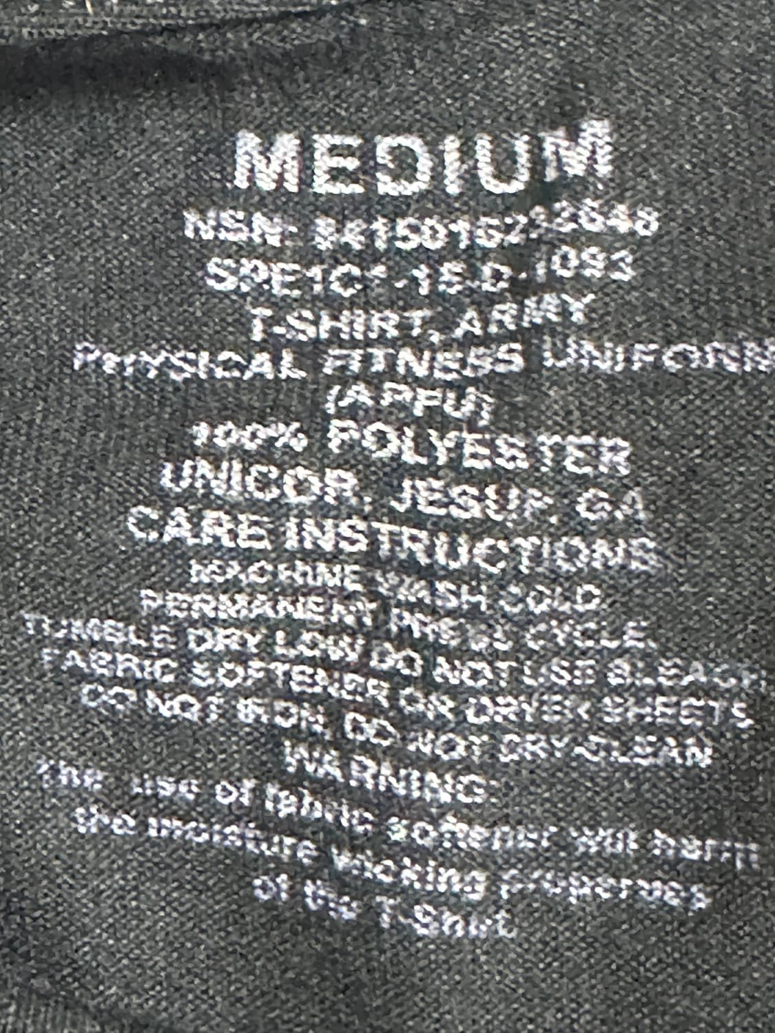 미육군 APFU 채육복 트레이닝복 긴팔 티셔츠 (M) (15) 상품이미지6