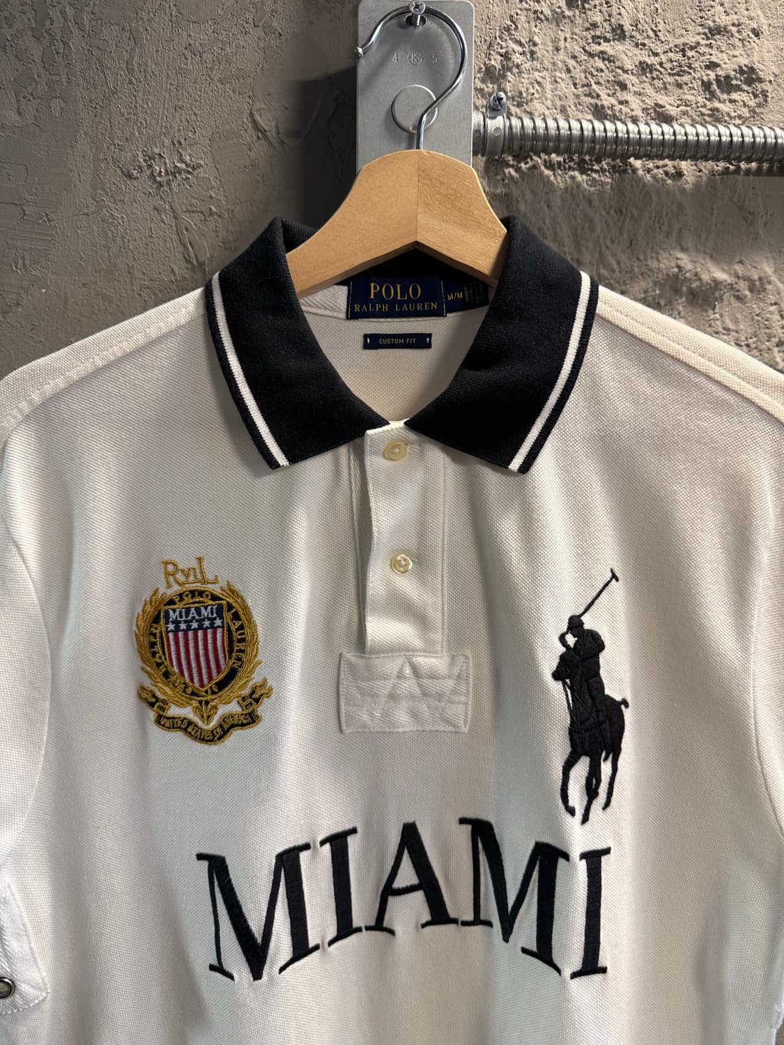 폴로랄프로렌 POLO 치프키프 MIAMI 빅포니 폴로셔츠 화이트 M 상품이미지4