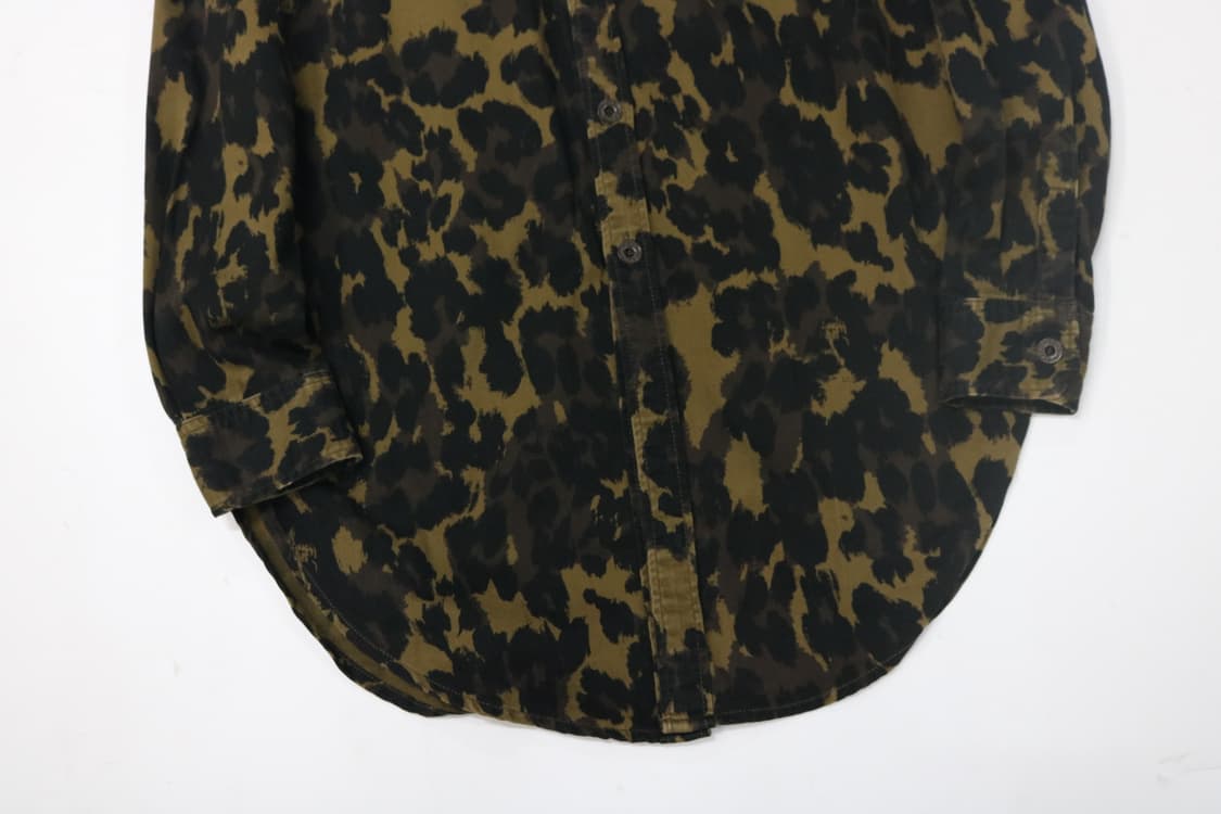 히스테릭 글래머 레오파드 카모 밀리터리 셔츠 상품이미지4