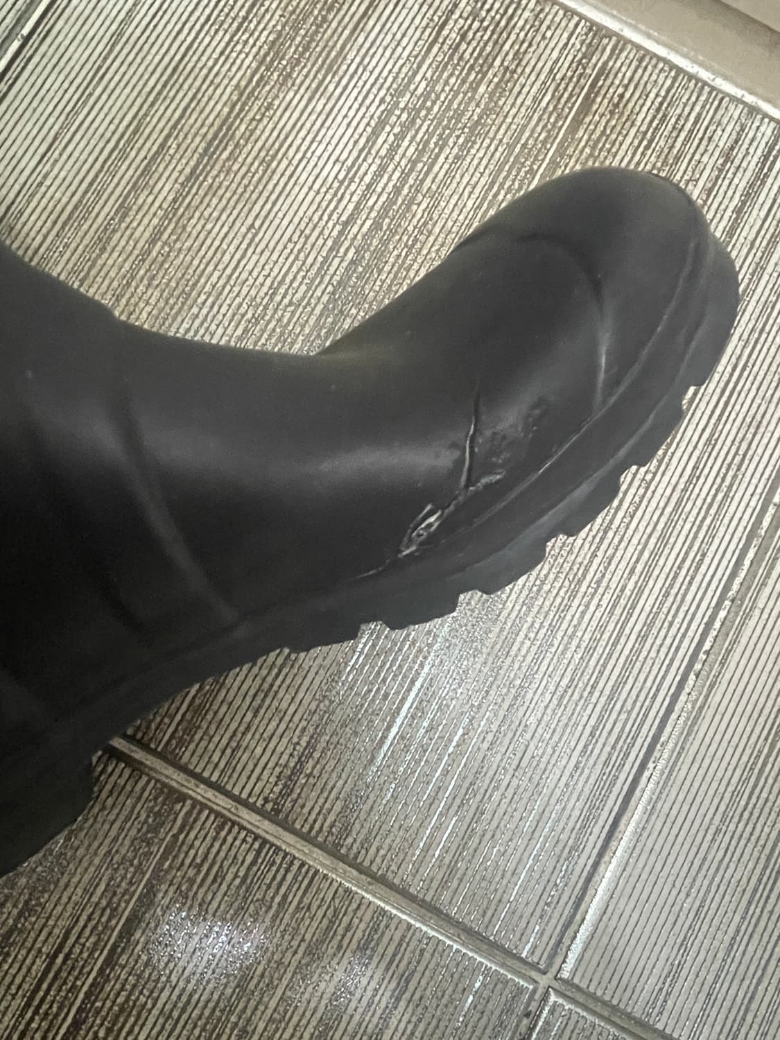 헌터 롱 레인부츠 톨 250 블랙 상품이미지3